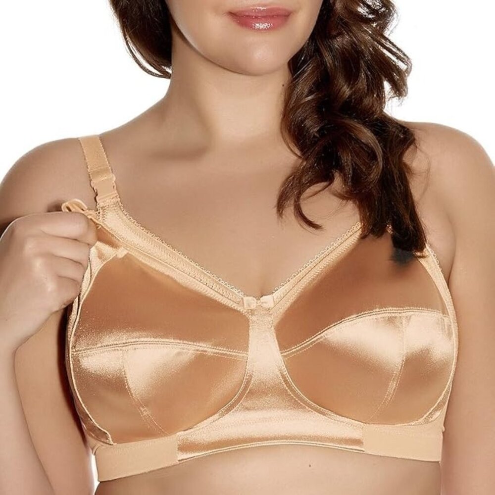 Goddess‎ Keira Side Support Wire-Free Nursing Bra - Nude